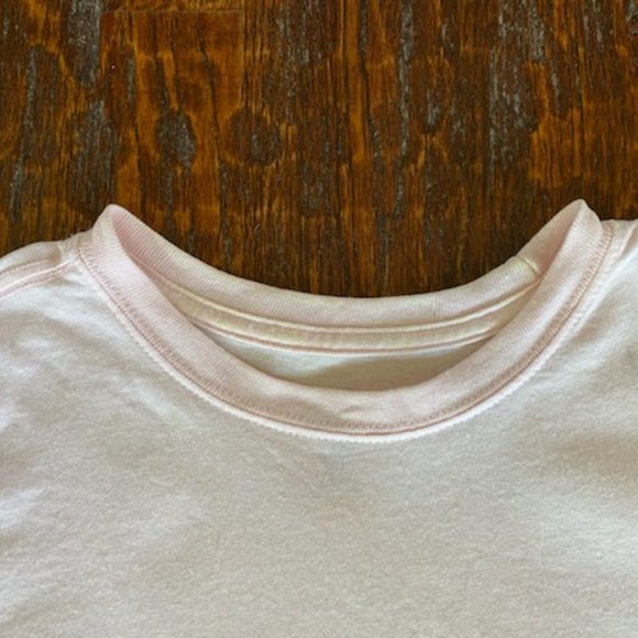 FOR THE GIRLS * Light PINK ~Cap Sleeve~ BREAST CANCER Pink Ribbon TEE-SHIRT S M - Picture 4 of 5